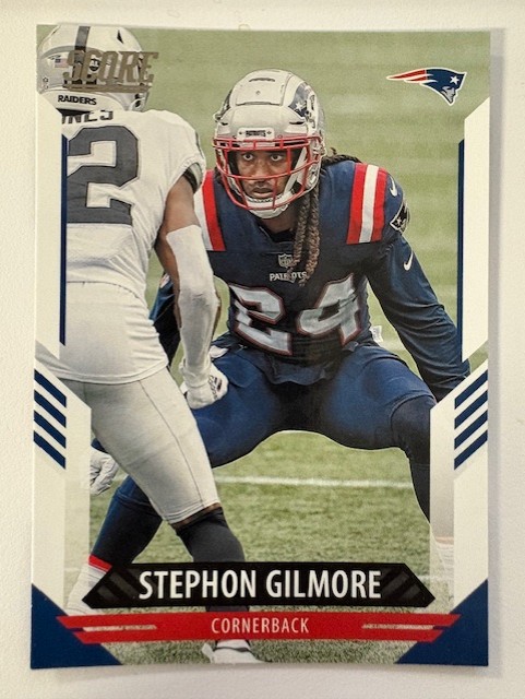 2021 Panini SCORE Football Card: Stephon Gilmore