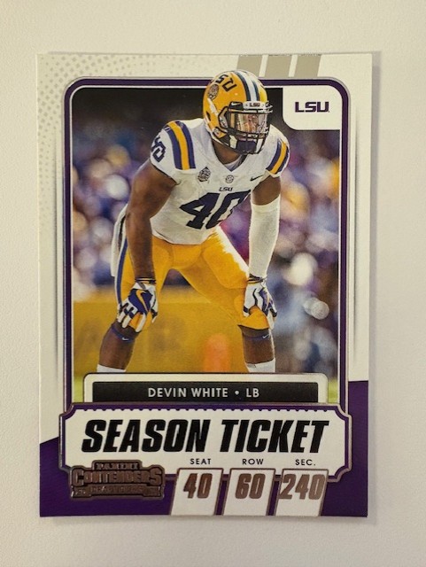  2021 Panini Contenders Season Ticket Football Car